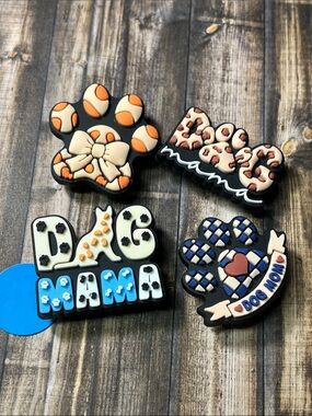 5for$10 Cute Dog Mom Croc Charms
Croc Shoe Charms Croc Accessories Tan and Brown
